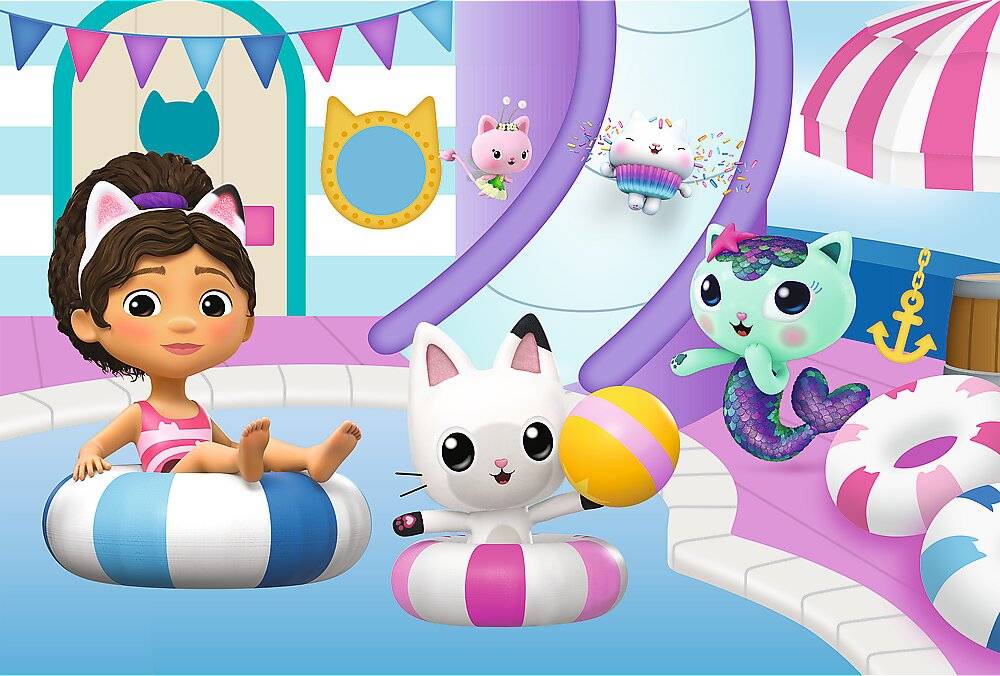 TREFL Gaby' s Magic House Puzzle: Gaby im Pool 60 Teile