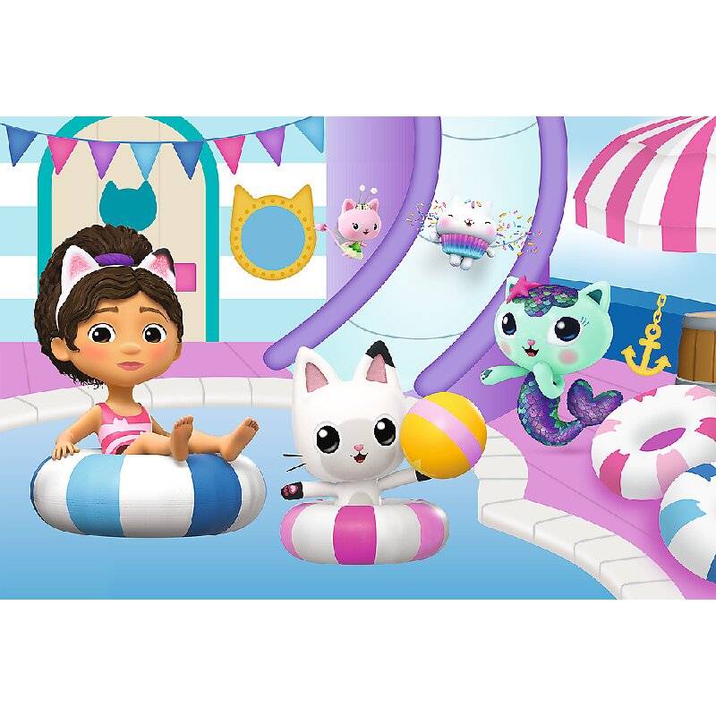 TREFL Gaby' s Magic House Puzzle: Gaby im Pool 60 Teile