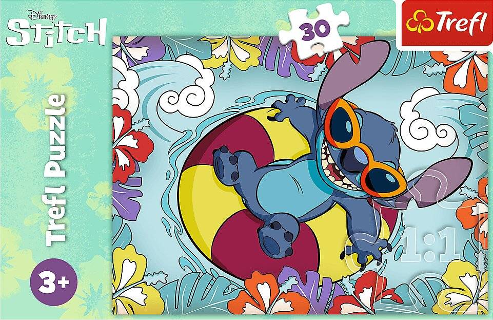 TREFL Lilo&Stitch Puzzle: In den Ferien 30 Teile