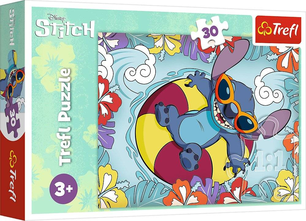 TREFL Lilo&Stitch Puzzle: In den Ferien 30 Teile