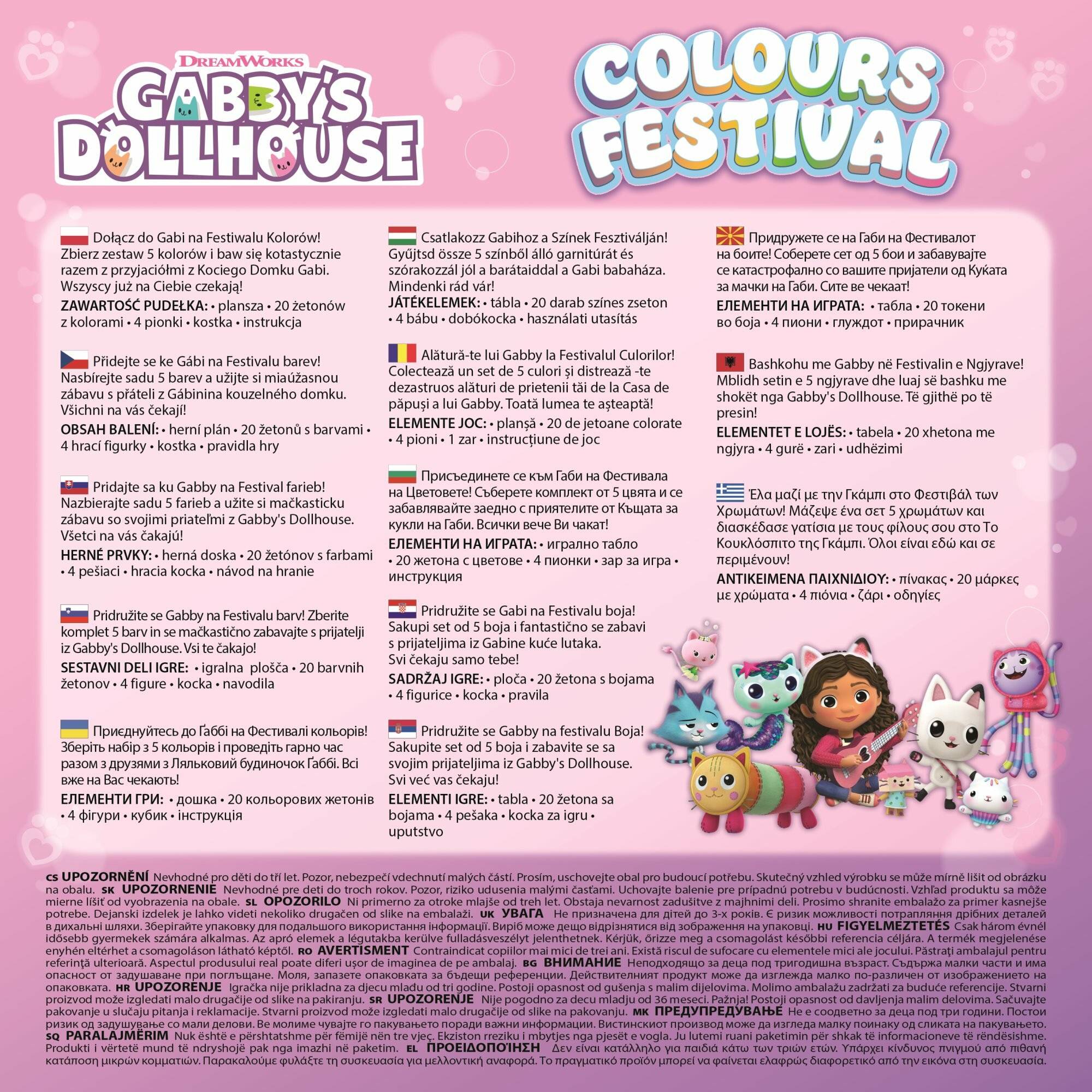 TREFL-Spiel Gaby' s Magic House: das Festival der Farben