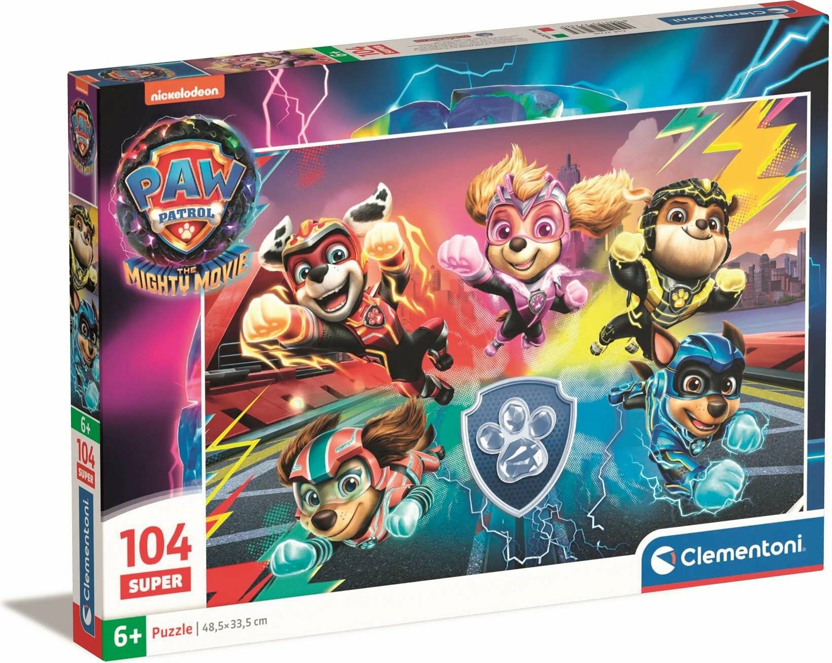 CLEMENTONI Puzzle Tlapková Patrouille im groß en Film 104 Teile