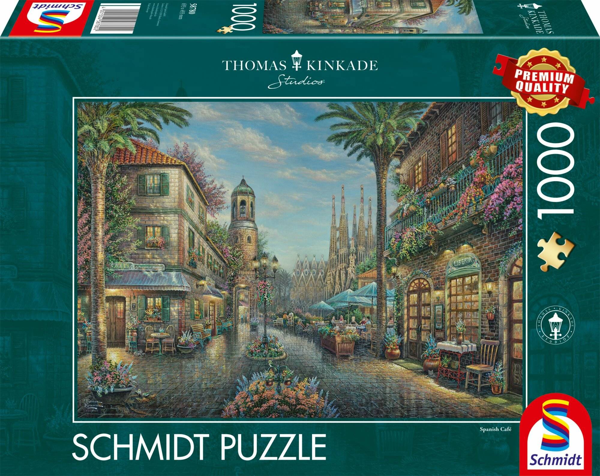 SCHMIDT Puzzle The Gentleman' s Cafe 1000 Teile