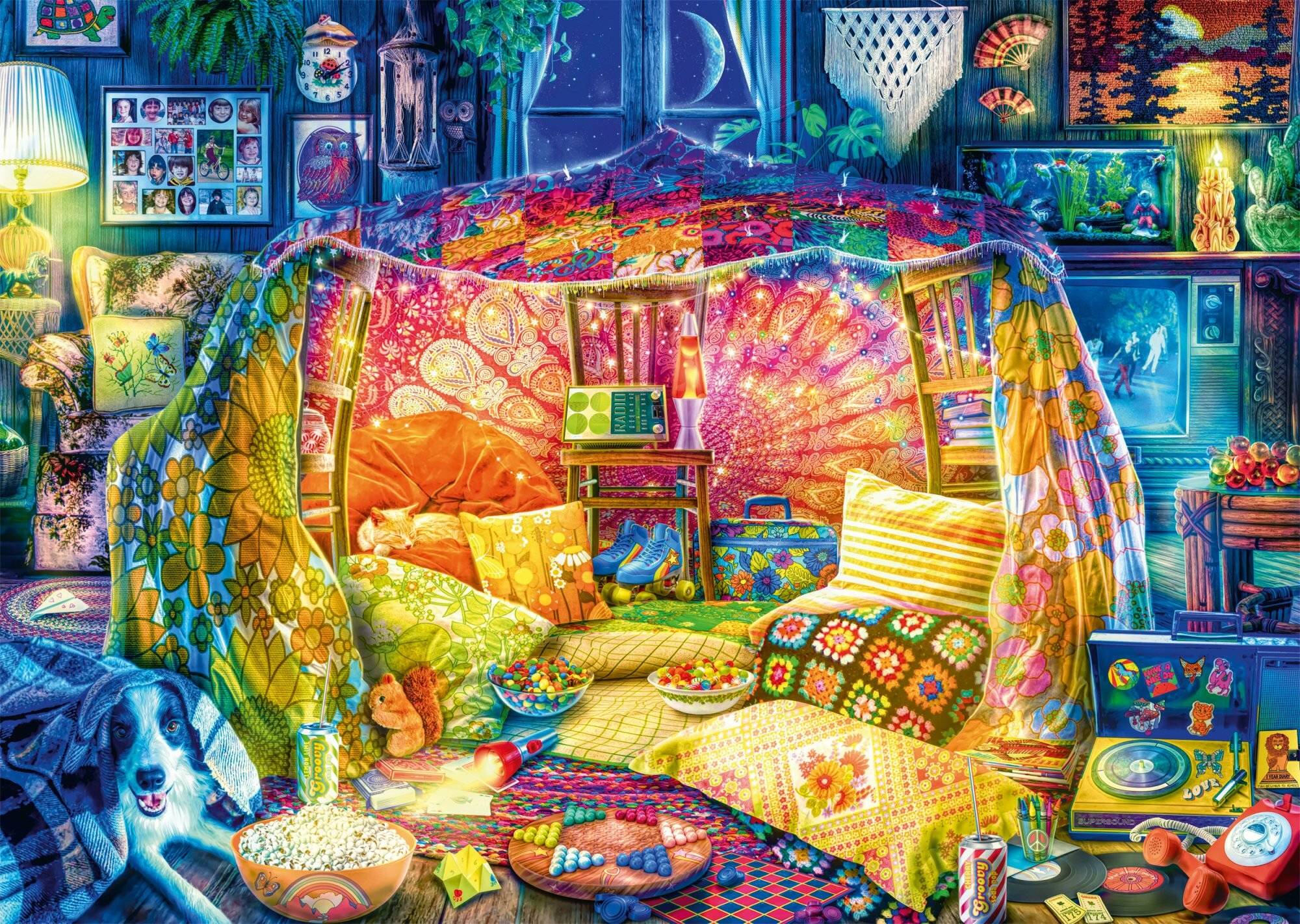 SCHMIDT Puzzle Cozy Den 1000 Teile