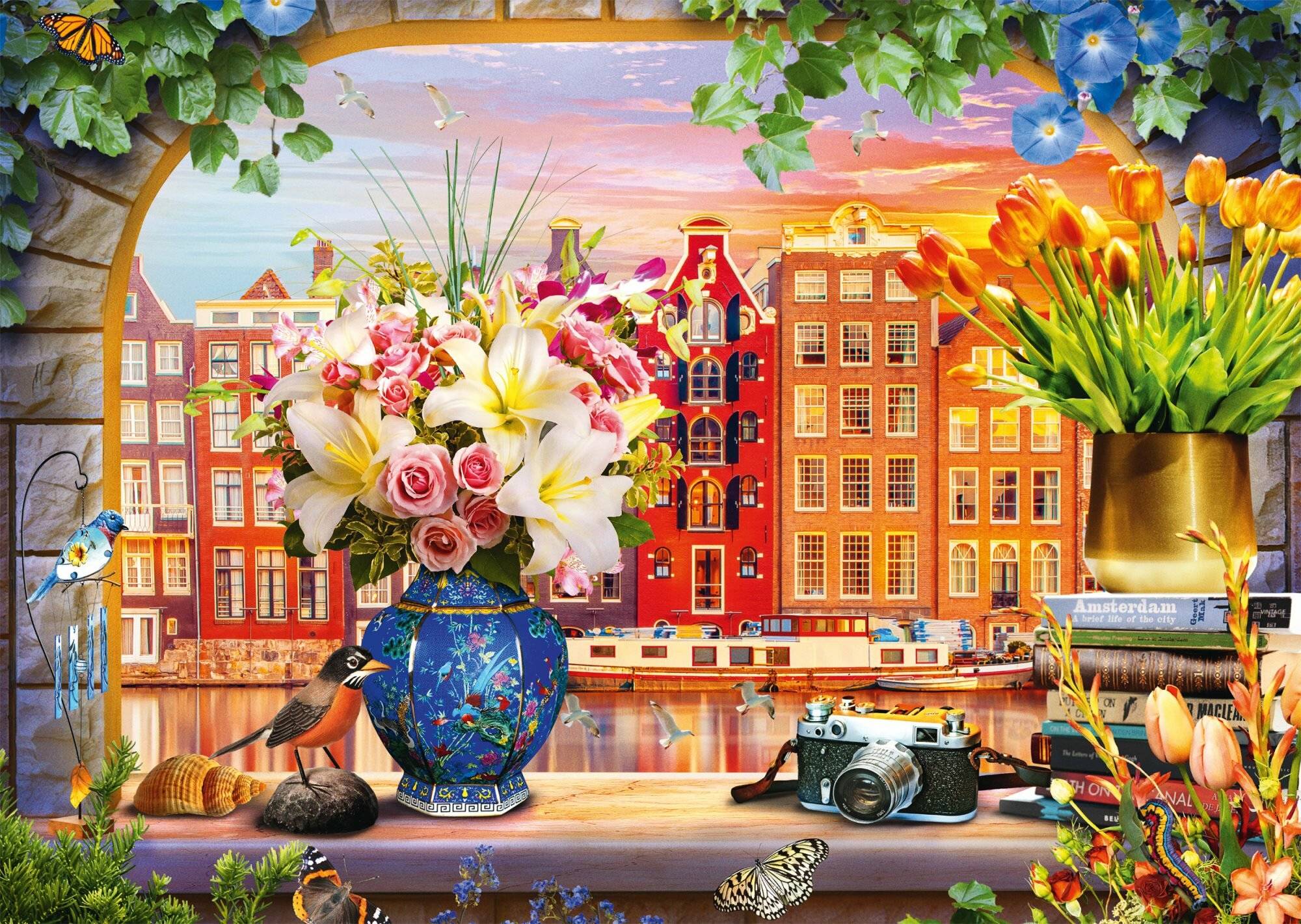SCHMIDT Puzzle Visit Amsterdam 1000 Teile