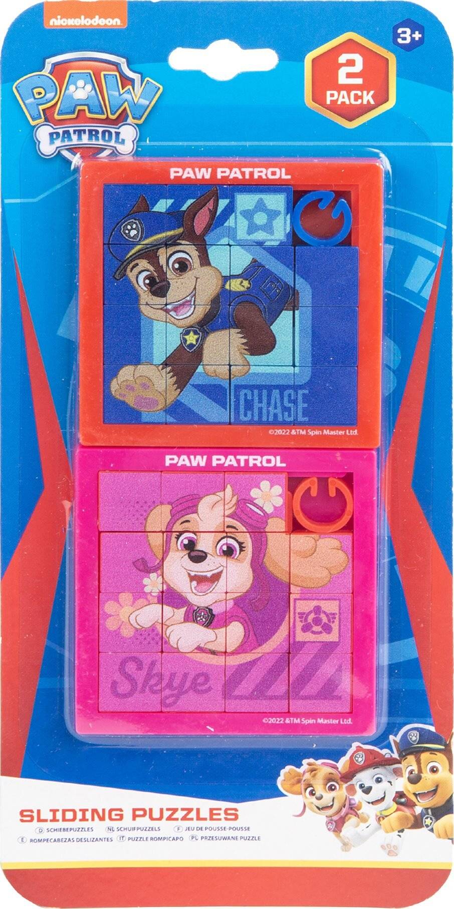 SPIN MASTER Schiebepuzzle Paw Patrol 2in1