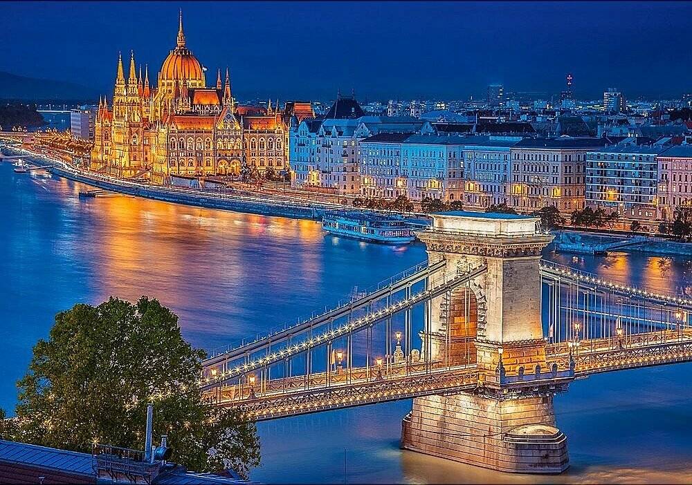CASTORLAND Puzzle Nacht Budapest 500 Teile