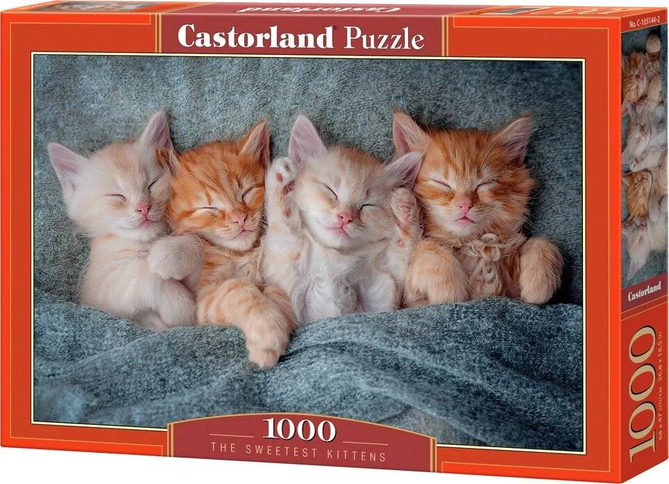 CASTORLAND Puzzle Sü ß wurzeln 1000 Teile