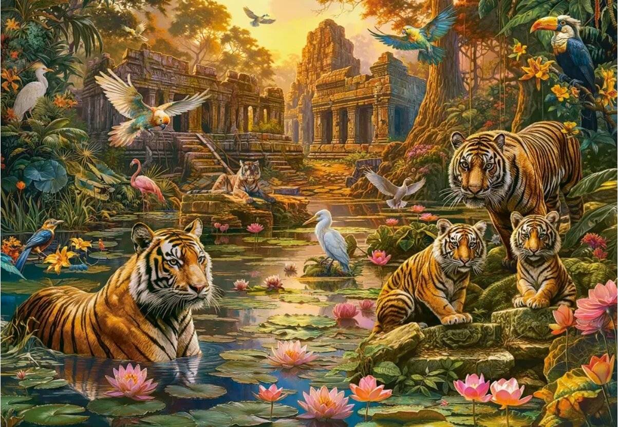 CASTORLAND Puzzle Tigerparadies 1000 Teile