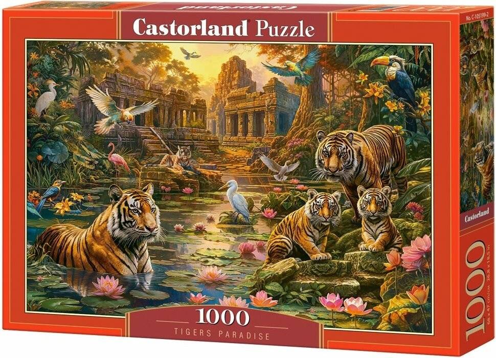 CASTORLAND Puzzle Tigerparadies 1000 Teile