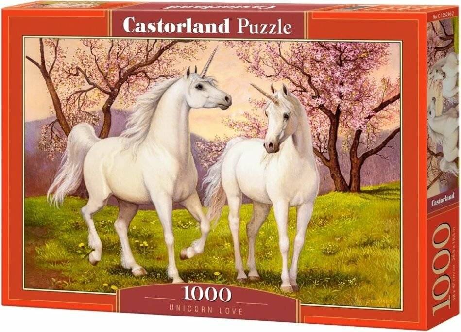 CASTORLAND Puzzle Einhorn Liebe 1000 Teile