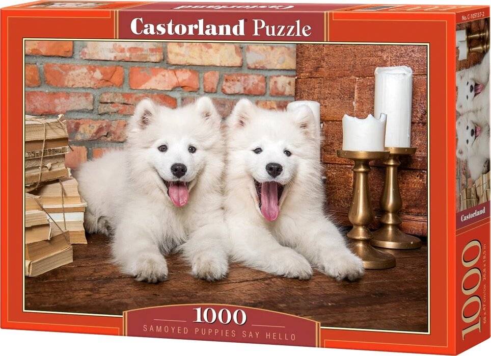CASTORLAND Puzzle von einem Samojeden Vater 1000 Teile