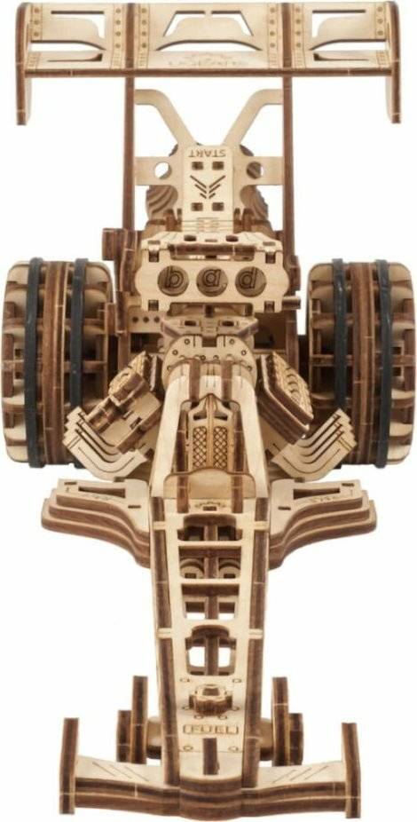 UGEARS 3D-Puzzle Top Fuel Dragster 321 Teile