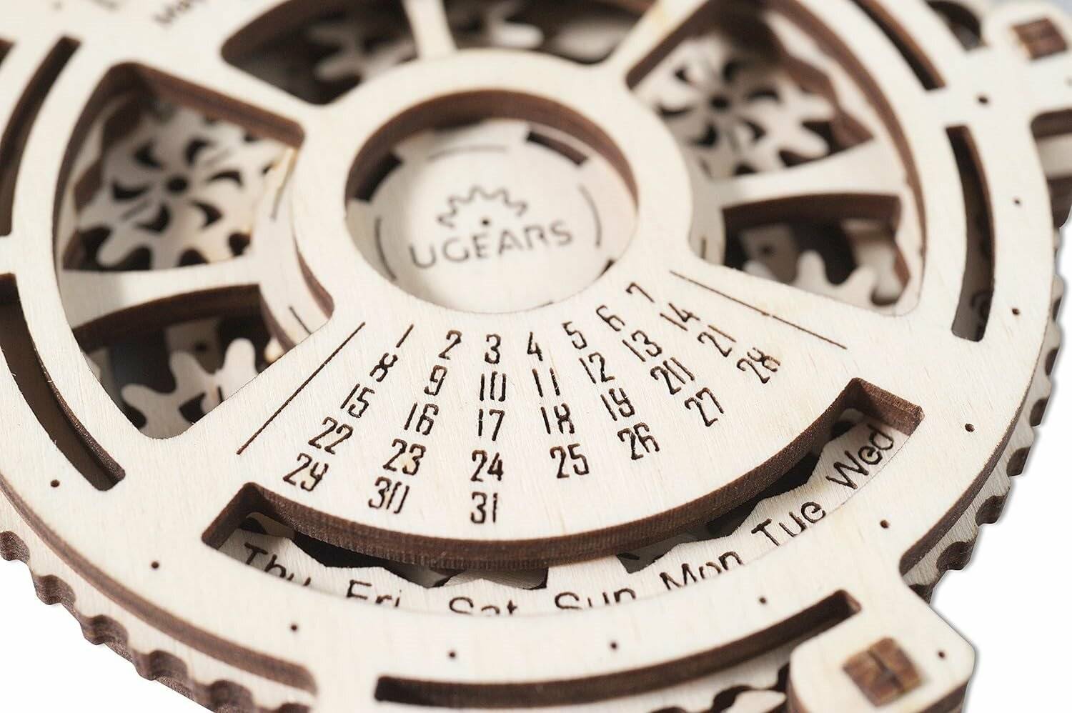 UGEARS 3D Puzzle Kalender 32 Teile