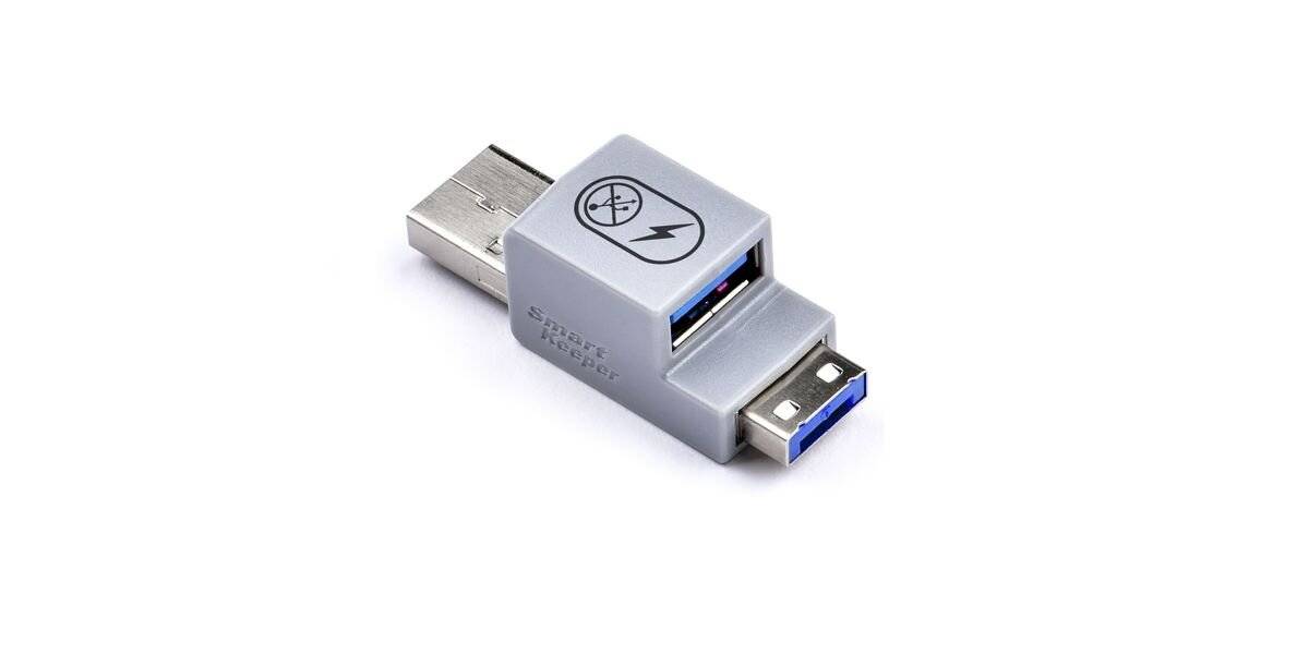 SmartKeeper Basic USB-A Port Smart Data Blocker dunkleblau