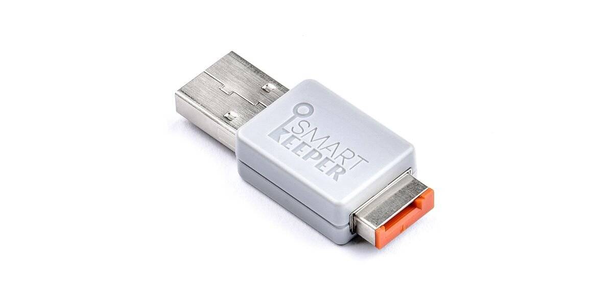 SmartKeeper Basic USB Stick, verriegelbar 32GB, orange