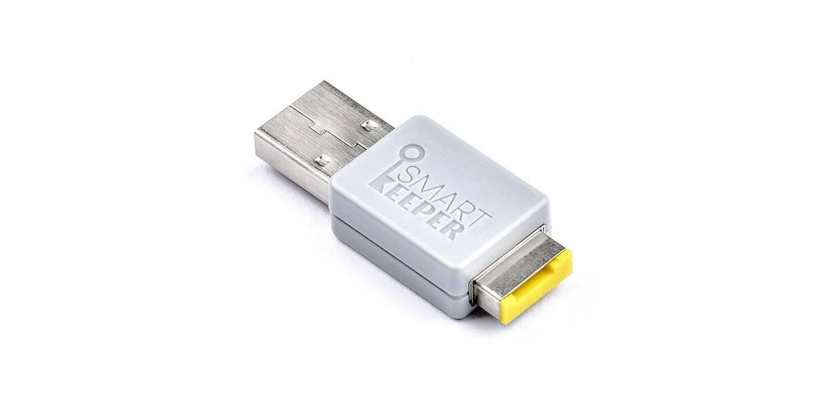 SmartKeeper Basic USB Stick, verriegelbar 32GB, gelb