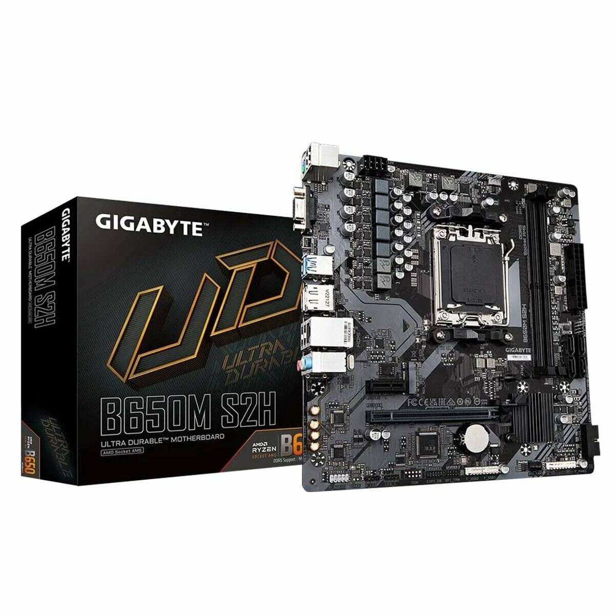 Gigabyte B650M S2H, (B650,AM5,mATX,DDR5)