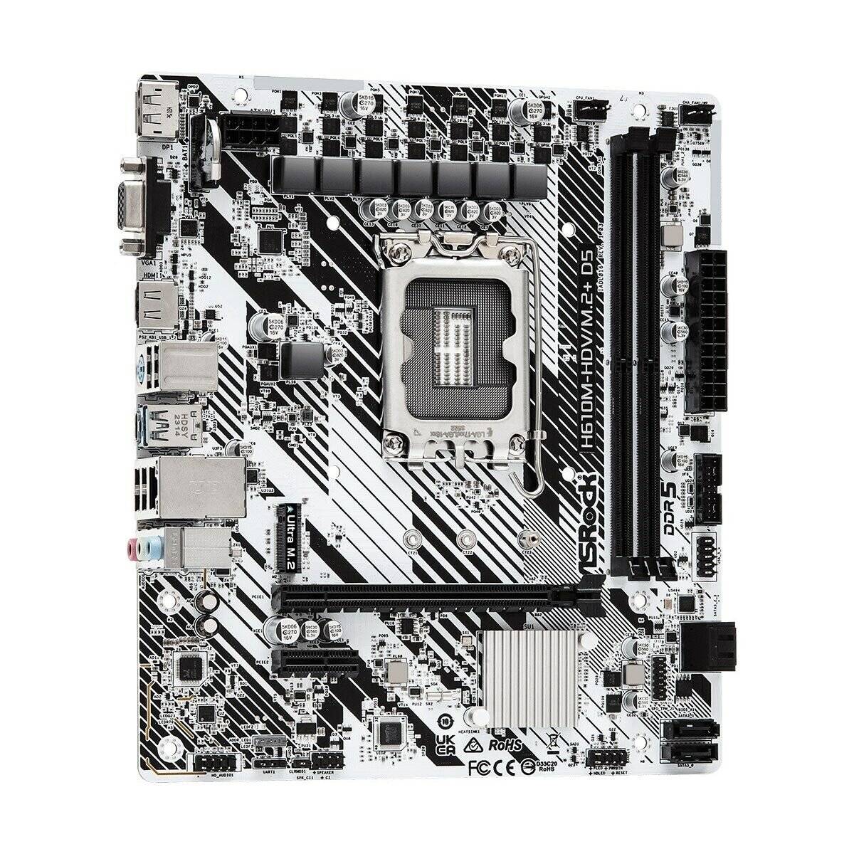 ASRock H610M-HDV/M.2+ D5, 1700 mATX, DDR5 retail