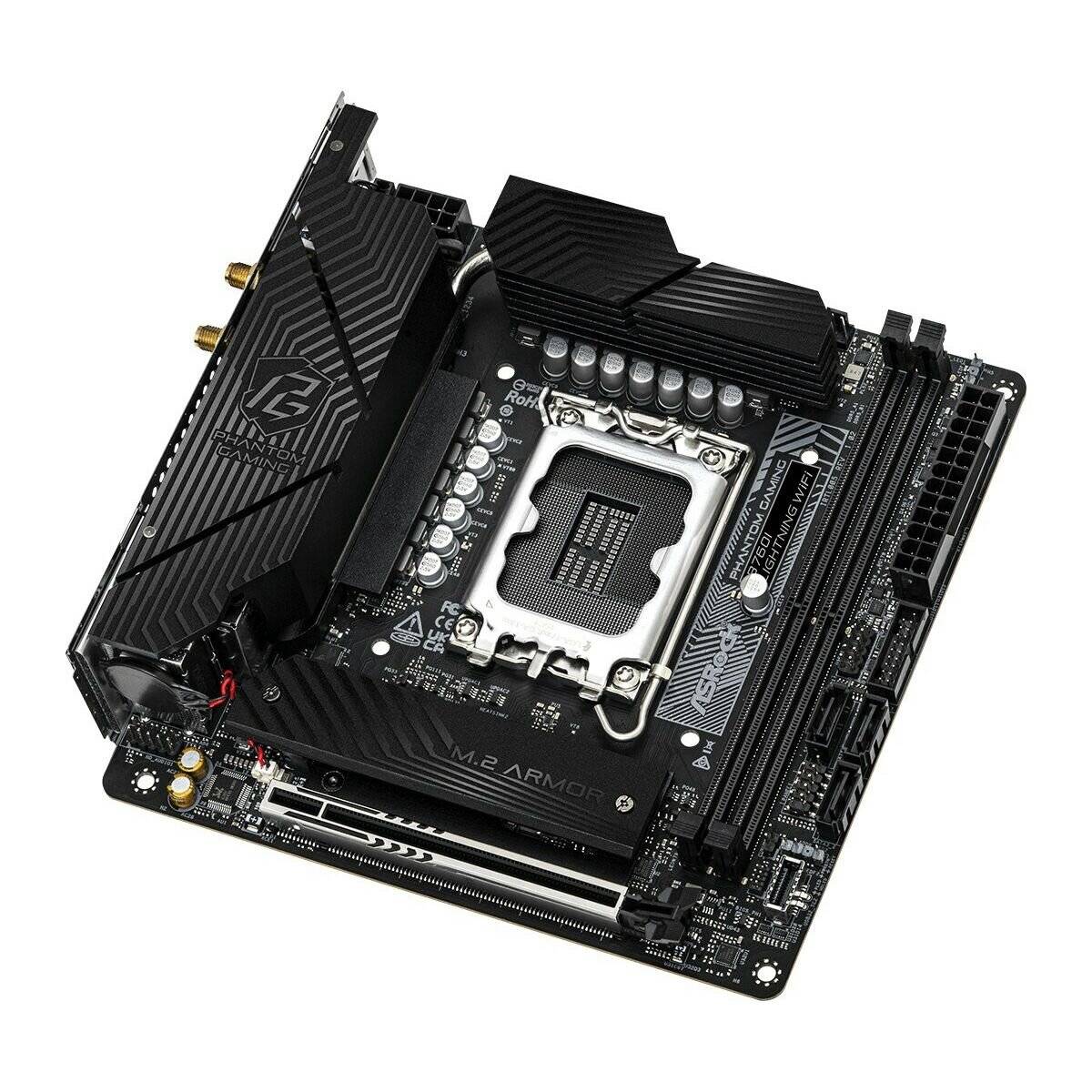ASRock B760I Lightning WiFi, 1700 mATX HDMI/DP, DDR5 retail