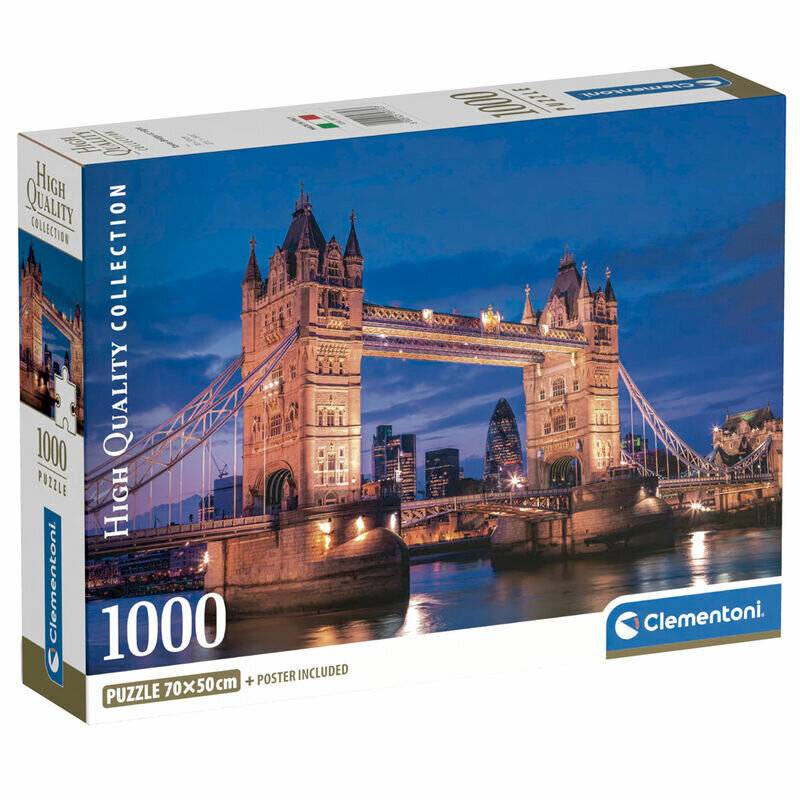 CLEMENTONI Puzzle Tower Bridge bei Nacht 1000 Teile