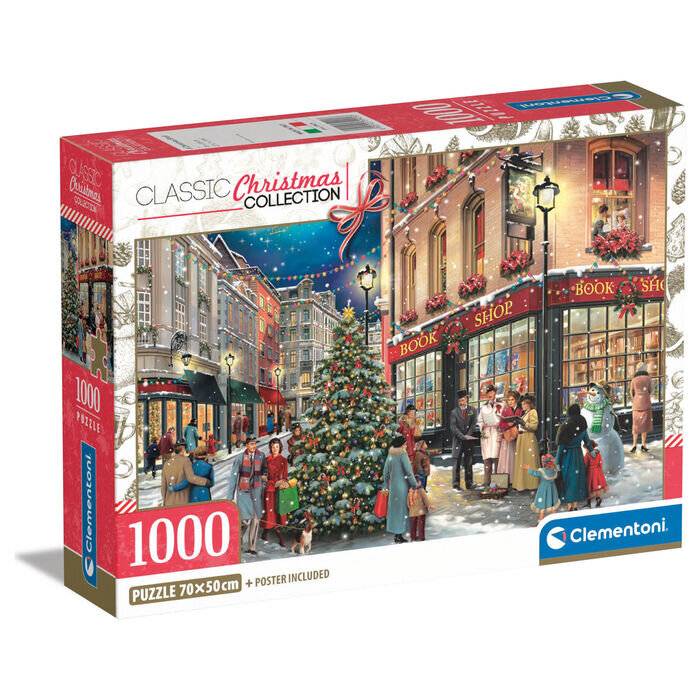 CLEMENTONI Puzzle Christmas Walk 1000 Teile