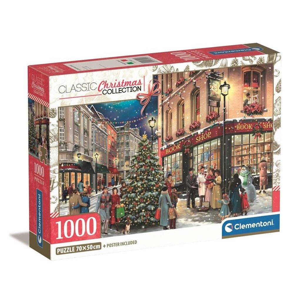CLEMENTONI Puzzle Christmas Walk 1000 Teile