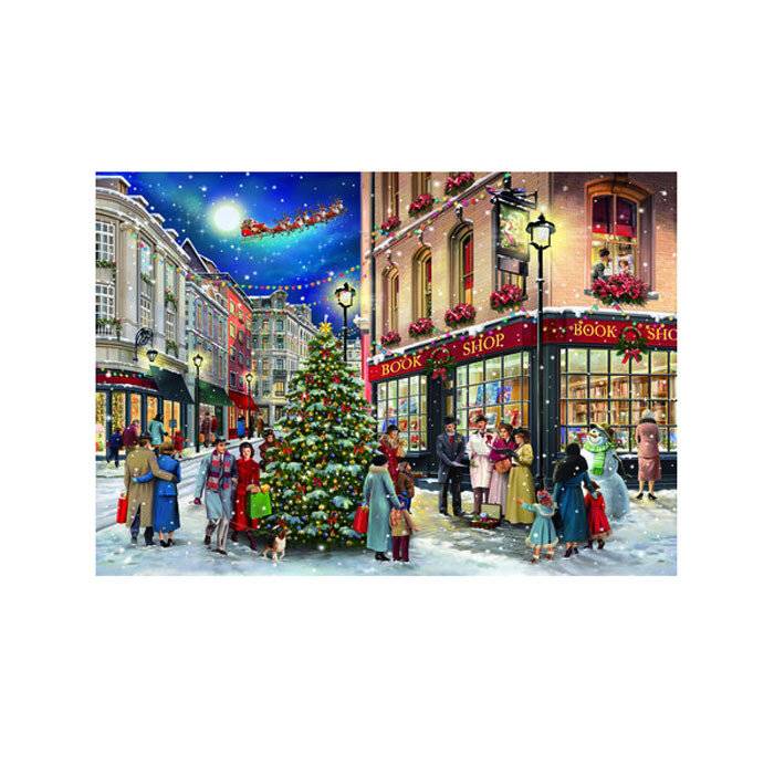 CLEMENTONI Puzzle Christmas Walk 1000 Teile