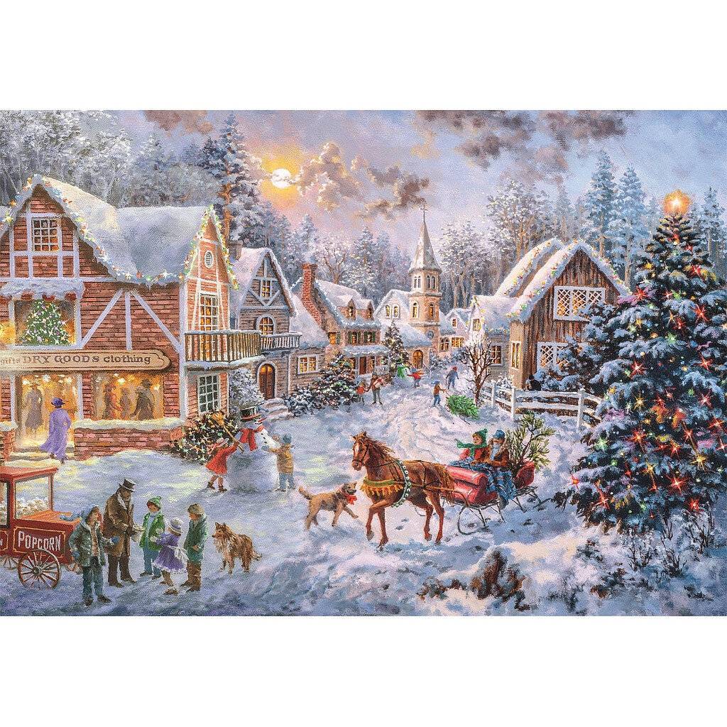 CLEMENTONI Puzzle Vorbereitungen fü r Weihnachten 1000 Teile