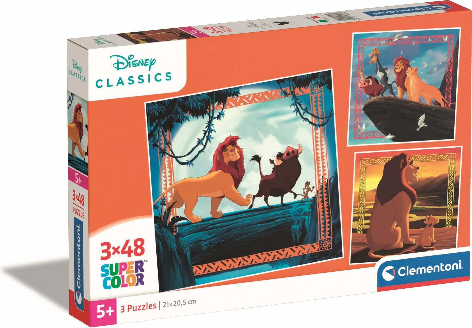Disney Der Kö nig der Lö wen Puzzle 3x48tlg.
