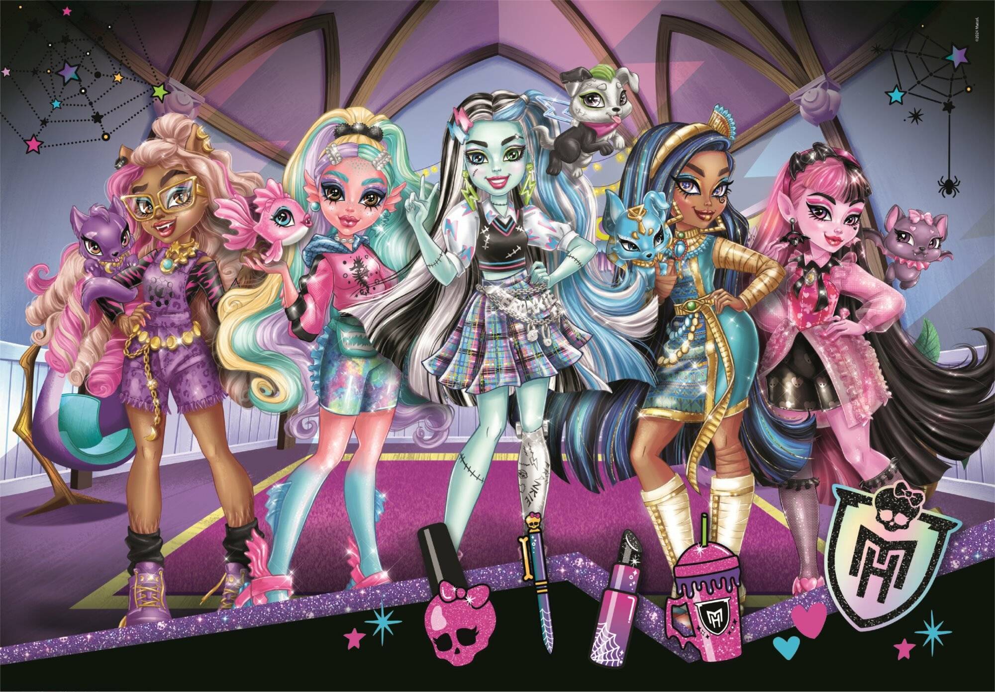 Monster High super puzzle 104pcs