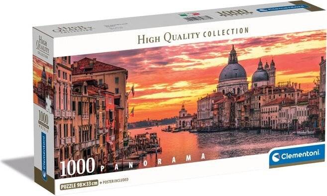 Der Canal Grande - Venedig Panorama-Puzzle 1000Stü ck