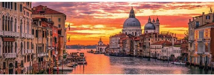 Der Canal Grande - Venedig Panorama-Puzzle 1000Stü ck