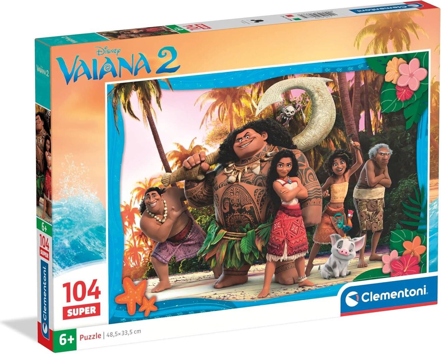 Disney Vaiana Moana 2 super puzzle 104pcs