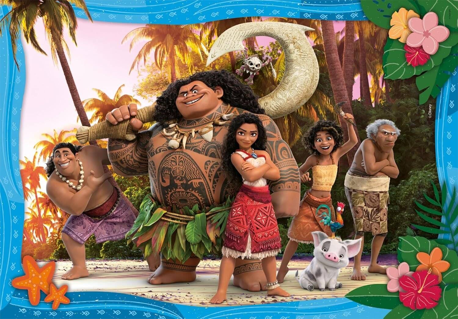 Disney Vaiana Moana 2 super puzzle 104pcs