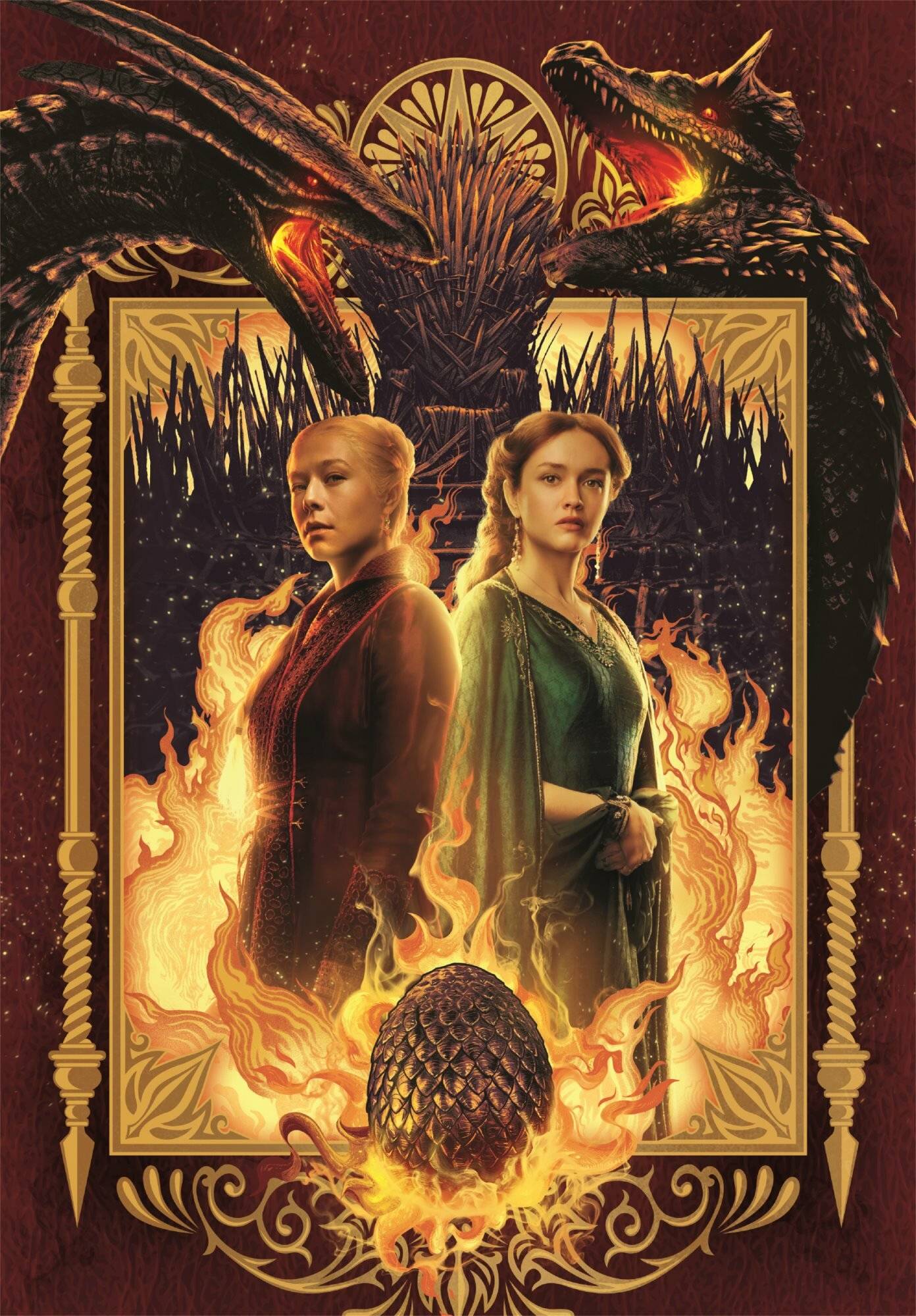 Puzzle La Casa del Dragon 1000pzs