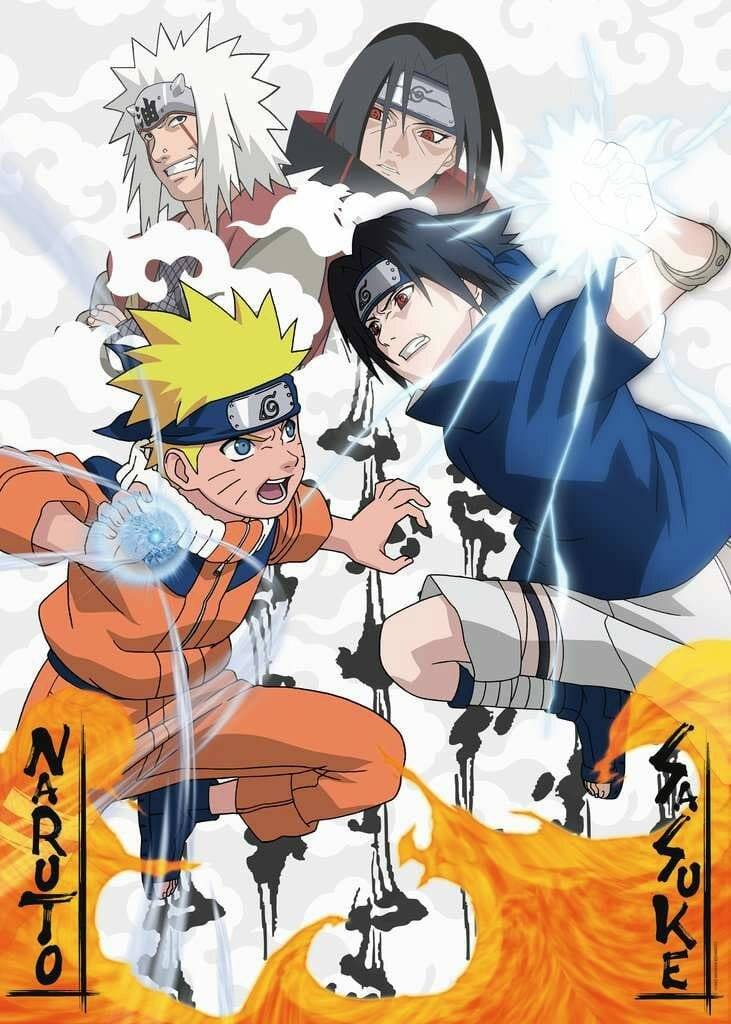 Naruto Puzzle Naruto vs. Sasuke (1000 Teile)