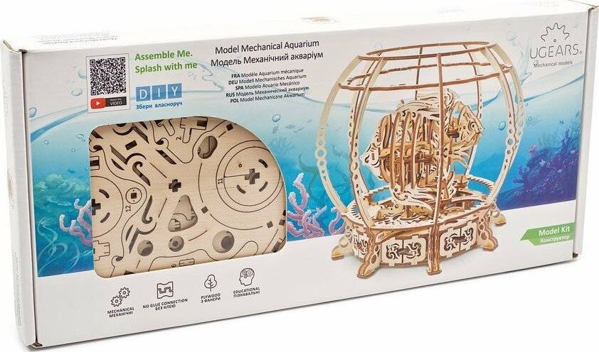 UGEARS 3D-Puzzle Aquarium 325 Teile