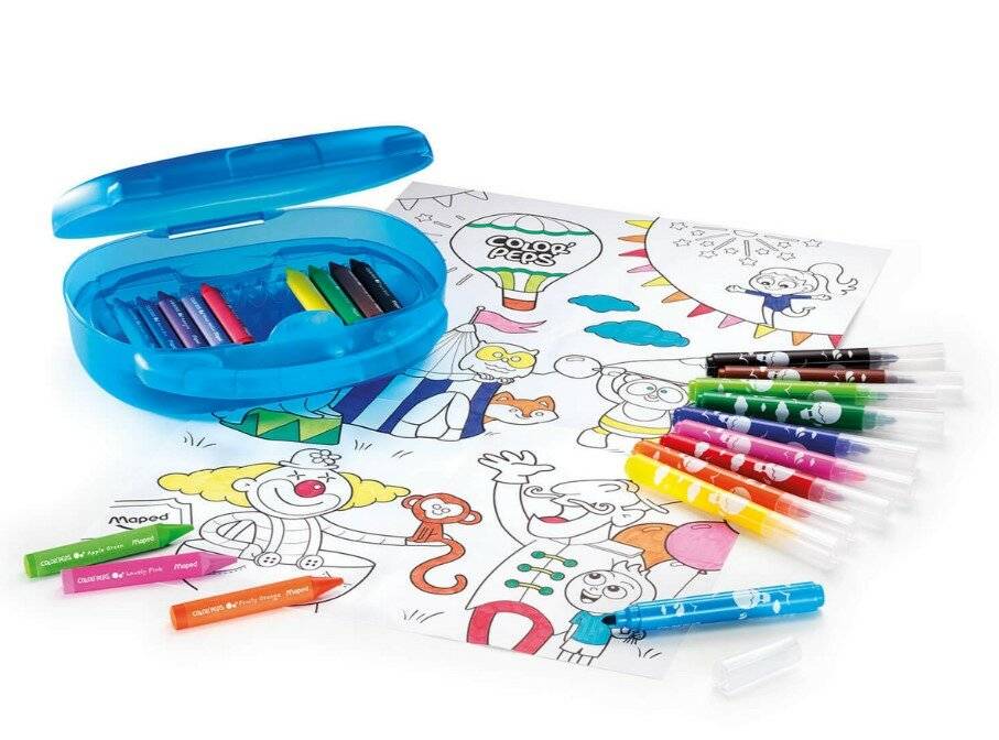 Etui mit Buntstiften Colorpeps Jumbo Kunstset