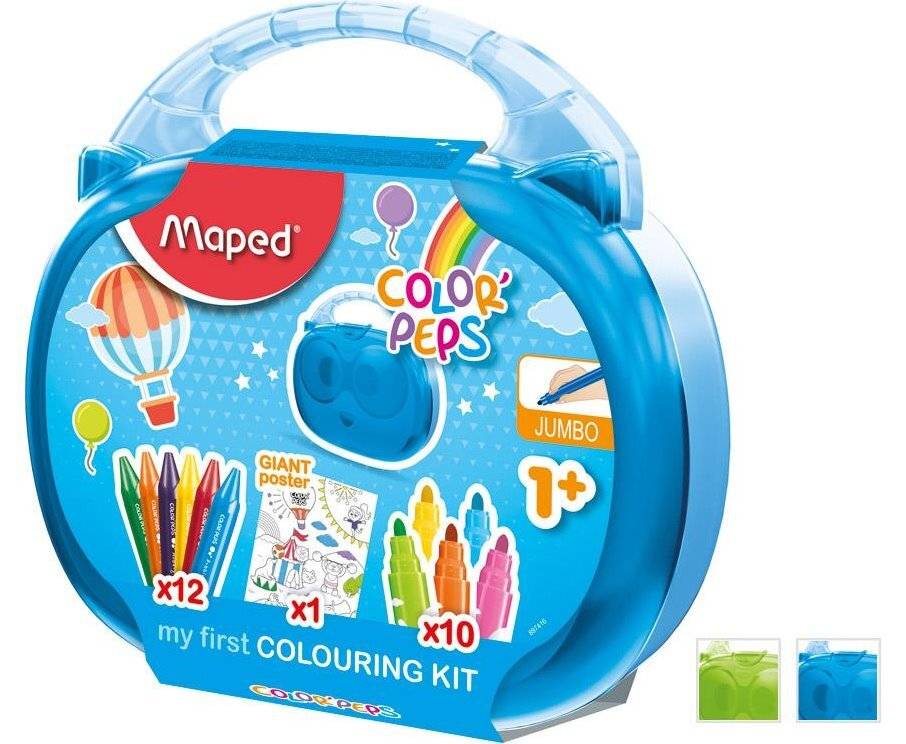 Etui mit Buntstiften Colorpeps Jumbo Kunstset