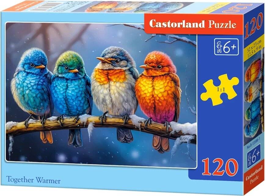 CASTORLAND Puzzle Gemeinsam sind wir wä rmer 120 Teile