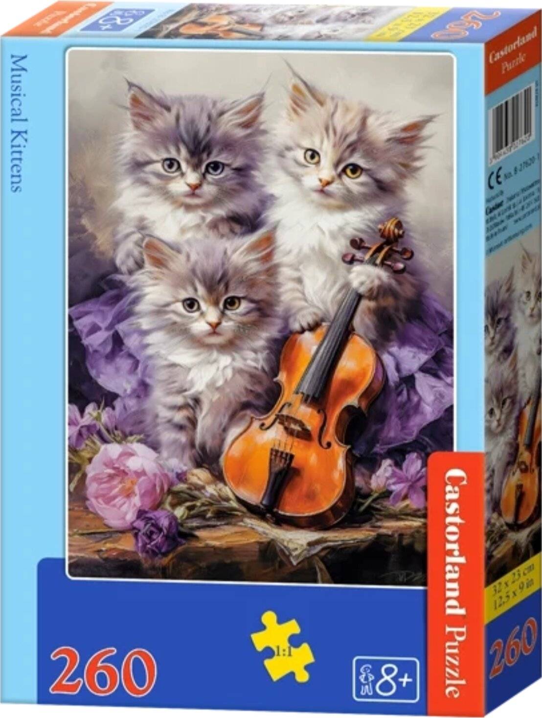 CASTORLAND Puzzle Musical Horses 260 Teile