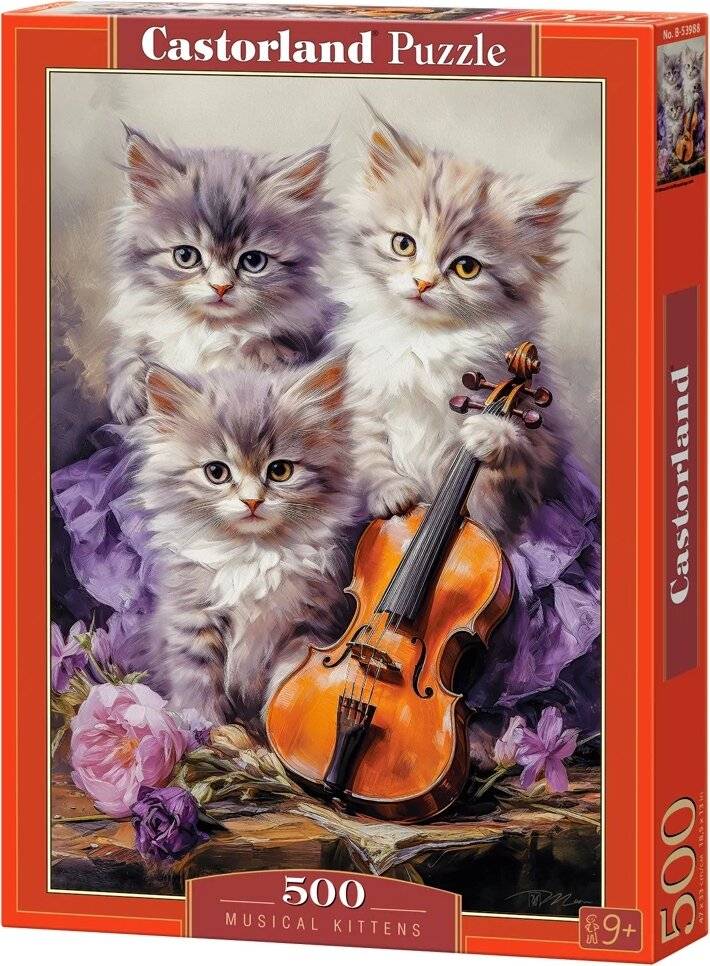 CASTORLAND Puzzle Musical Horses 500 Teile