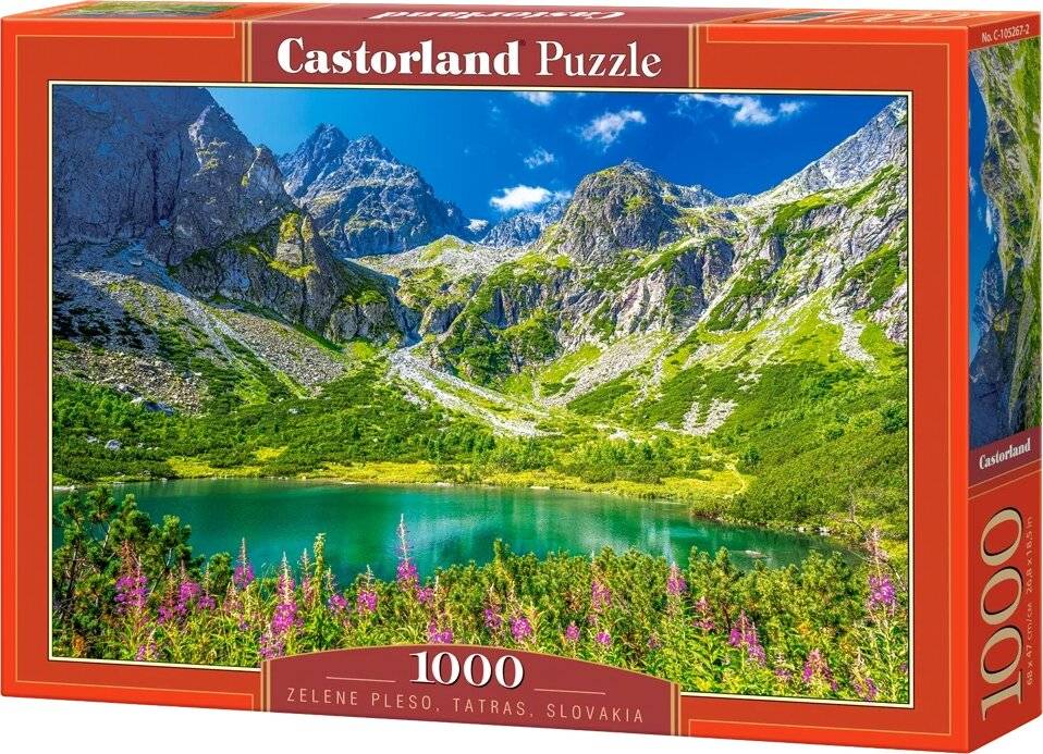 CASTORLAND Puzzle Grü ner See, Tatra 1000 Teile