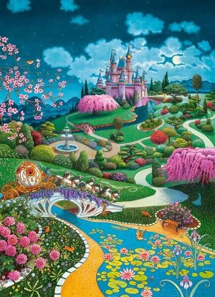 CASTORLAND Puzzle Aschenputtel Schloss 100 Teile