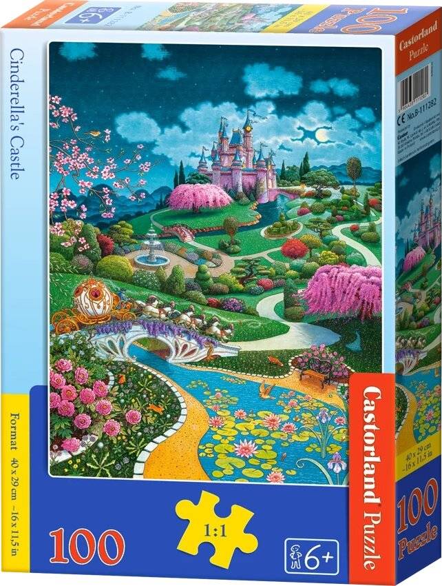 CASTORLAND Puzzle Aschenputtel Schloss 100 Teile