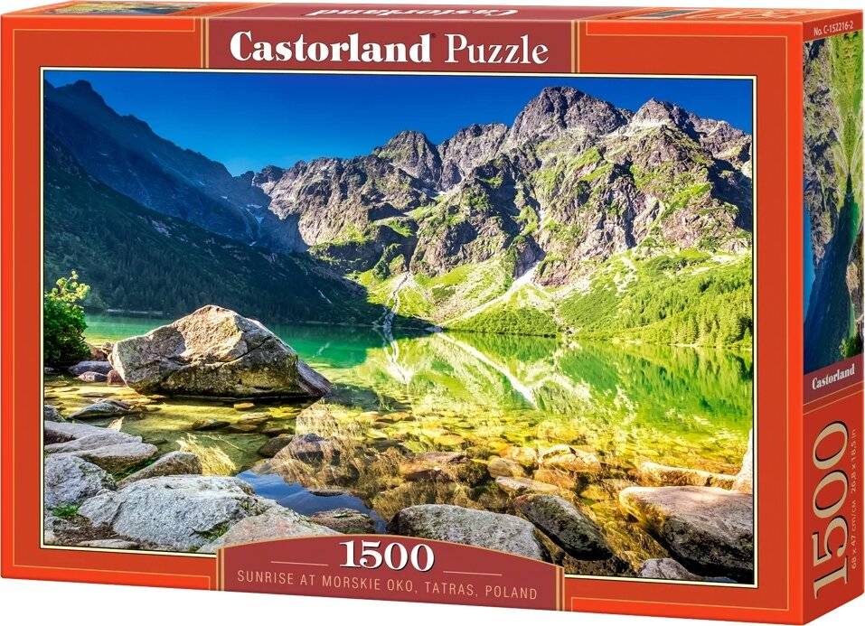 CASTORLAND Puzzle Sonnenaufgang am Morskie Oko See 1500 Teile