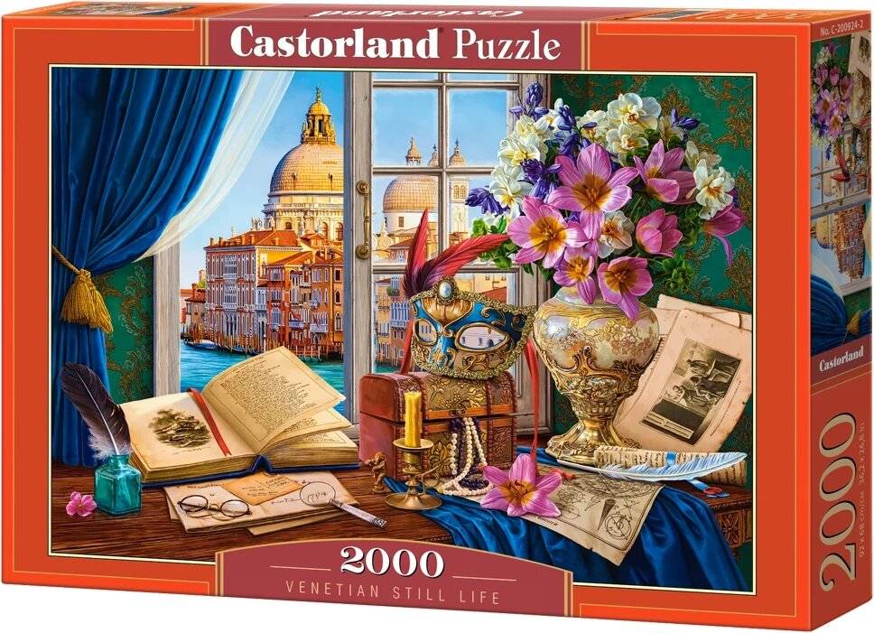 CASTORLAND Venezianisches Stilleben Puzzle 2000 Teile
