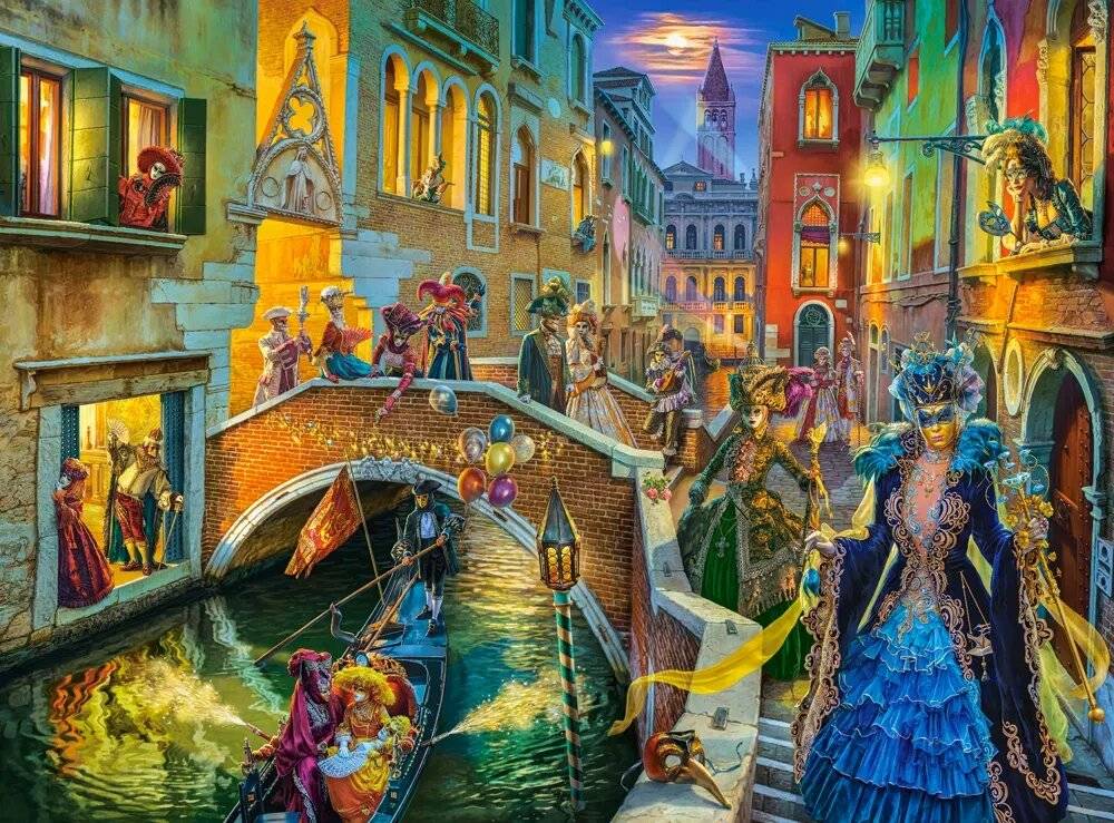 CASTORLAND Puzzle Karneval Banatká ch 3000 Teile