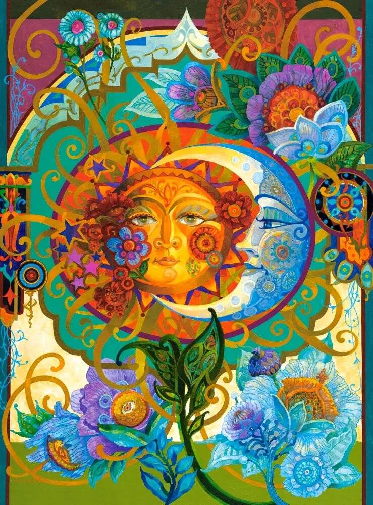 CASTORLAND Puzzle Sonne und Mond 3000 Teile